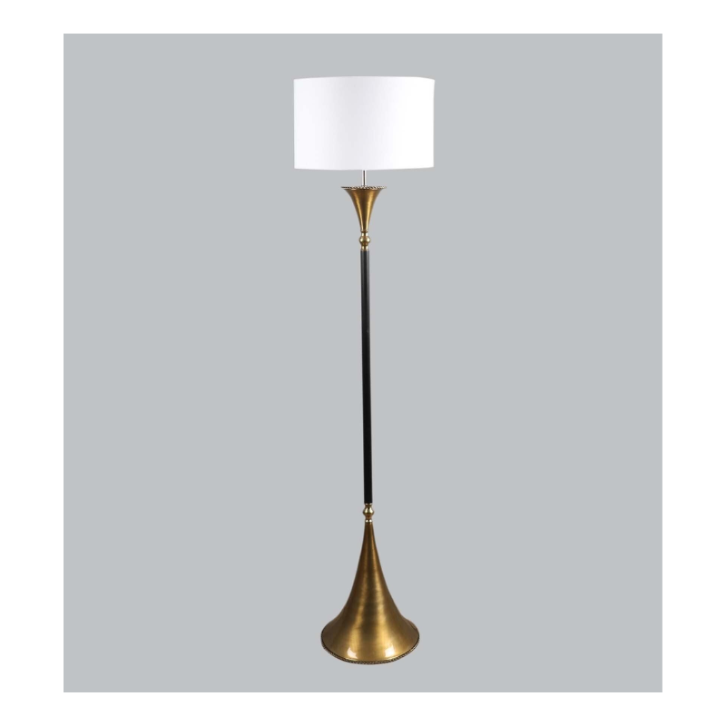 Trumpet Column Torchiere Lamp